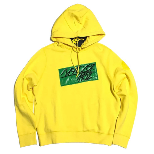 MONCLER GENIUS 1952 Hoodie color Yellow Size S Made in Turkey NEW