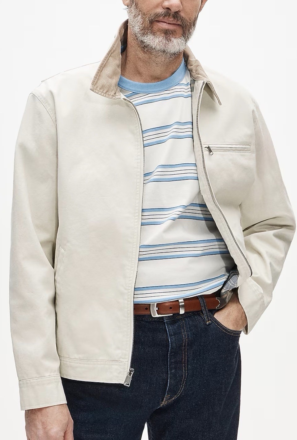 New J.Crew Men's Wallace & Barnes Lightweight Canvas Jacket Size Medium $238 NWT image 2