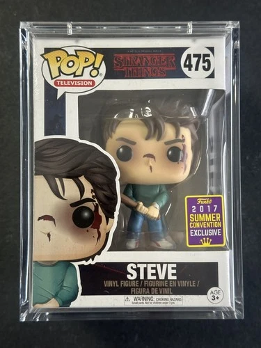 Funko Pop Stranger Things Steve #475 w/ Popshield Armor Protector