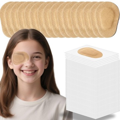 THSIREE 100 Pcs Adhesive Eye Patches for Kids, Medical Eye Patch Disposable B...