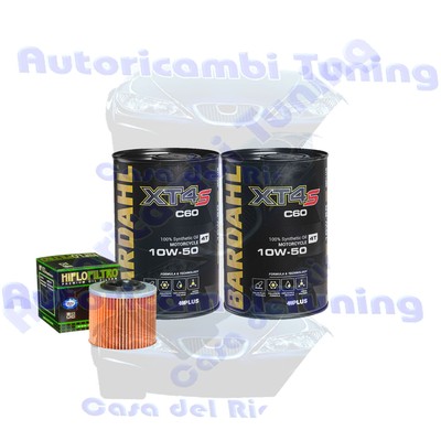 Bardahl XT4S 10W50 Ölwechsel Kit Für Can-Am 650 Outlander EFI X 2015>2017