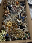 Vintage Jewelry Costume  Lot Craft Broken Damaged Rhinestones and More 8.6 lb