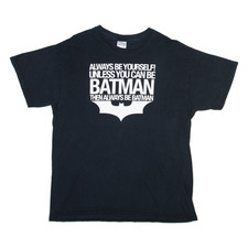 Camiseta Gildan Batman Hombre Azul L