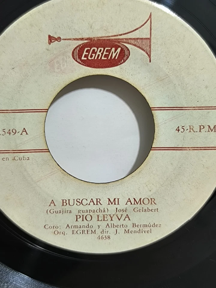 PIO LEIVA-ORQUESTA EGREM-AY QUE TIENE ELLA BOLERO MONTUNO CUBA LISTEN 🎵🎵 - Image 2 of 4