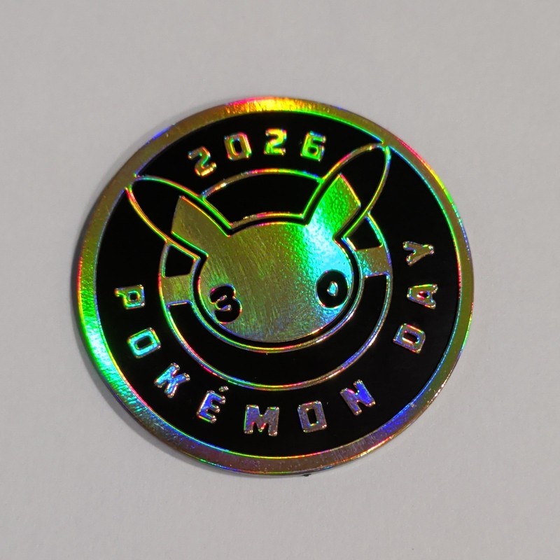 Pokémon Pikachu Pokémon TCG Holofoil Metal Commemorative Coin 1.5 in 2026