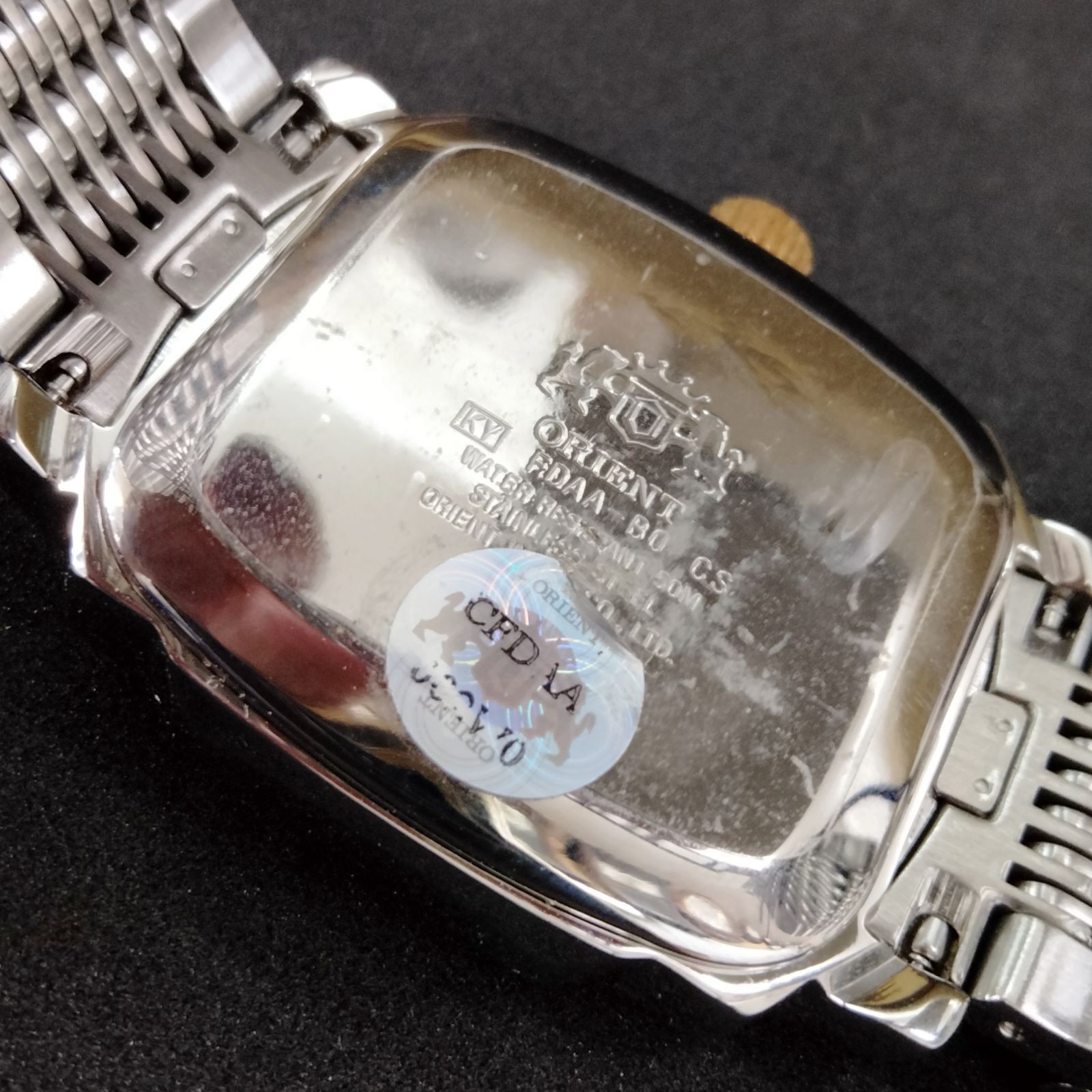 Orient Automatic Watch WV0041FD Square Stainless … - image 7