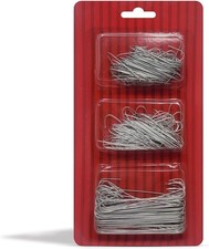 Ornament Hooks   Bexter 300 Pack Silver Metal Wire Hooks for Christmas Tree Deco