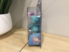 New ZOE Turquoise Blue Baby Monkey Fingerlings Interactive Toy