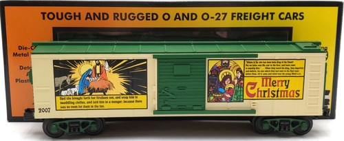 MTH 30-74442 Calibre O 2007 Navidad Boxcar LN/Caja | Condition: Used