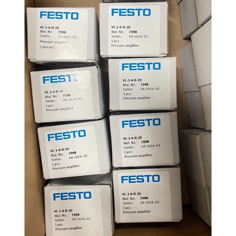 Festo Valve VL-3-4-H-20 7098 Pneumatic Valve New One VL34H20