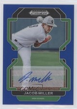 2022 Panini Prizm Draft Picks Blue 77/99 Jacob Miller #PDP46 Auto s1i