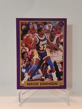 1991 Tuff Stuff Jr. Special Issue Magic Johnson Nba Finals 14 Lakers