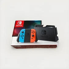 Nintendo Switch Console Bundle – Neon Red/Blue + 3 Games
