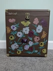 Taylor Swift Acoustic Piano Vinyl Case Brown Faux Leather Record Holder Flowers