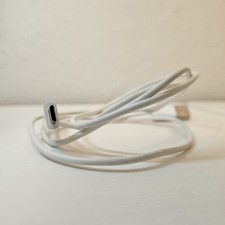 White USB Standard Type A Male to Micro-B Male Round USB Cable 1:1 Connection