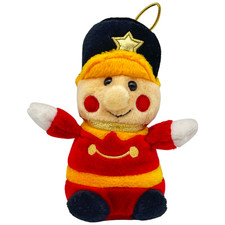 British Soldier Nutcracker Multicolor Christmas Plush Stuffed Toy 6" T x 4" W