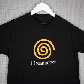 Dreamcast Logo Tee Mens Small Sega Black