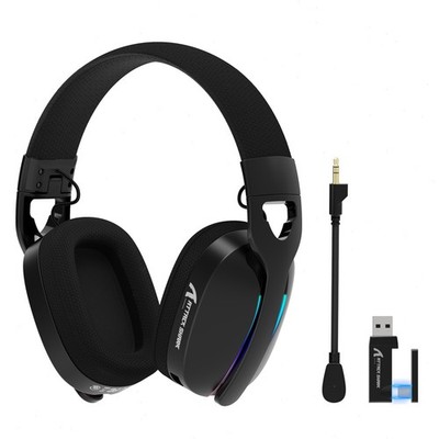 ATTACK SHARK L90 Gaming Headset 3Modus BT+2.4G+Kabel RGB abnehmbares für PC PS5