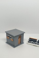 Bagno  FS gabinetto WC plastico stazione ferroviaria Scala H0/1:87  - verniciato