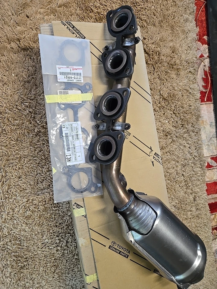 Toyota 4runner 2003-2004. 2003-200 5 Lexus Gx470 Lt sistema de escape lateral Cat OEM Foto 3 de 4