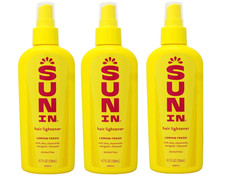 Sun-In Hair Lightener Lemon - 4.7 Oz Pack of 3 