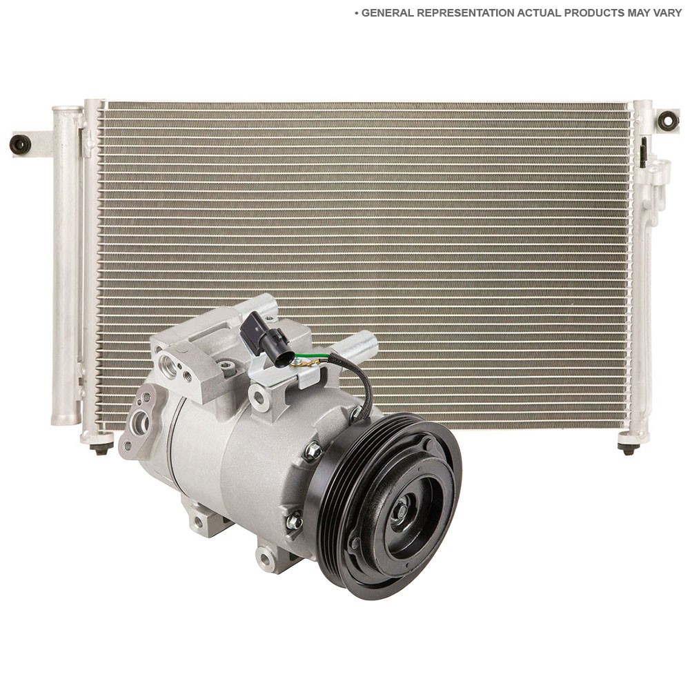For Acura NSX 1991-2005 AC Compressor w/ A/C Condenser & Drier GAP