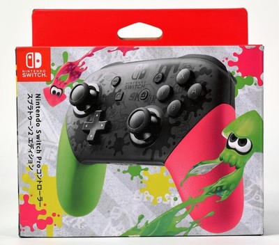 Nintendo Switch Pro Controller,Splatoon 2 Edition,Japanische OVP,neu,ungeöffnet