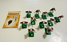 Vintage Cardinals Electric Football 11 Player Team Plastic Figures Set 1970 NFL
