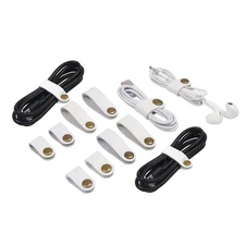 Best Leather Cable Straps Cord Organizer - Coideal 20 Pcs Earphone Cables Ties