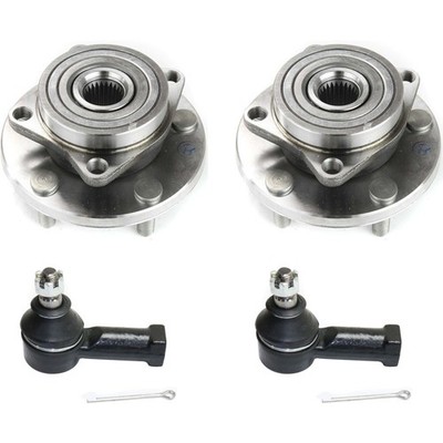 Front Tie Rod End + Wheel Hub Kit For 95-05 Mitsubishi Galant Eclipse Chrysler