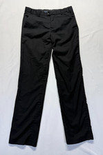 Perry Ellis Dress Pants Boys 16 Black Stretch Straight Leg Formal Business Wear