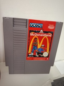 McDonaldLand Nintendo Nes gioco in scatola completo di custodia poli e manuale testato 
