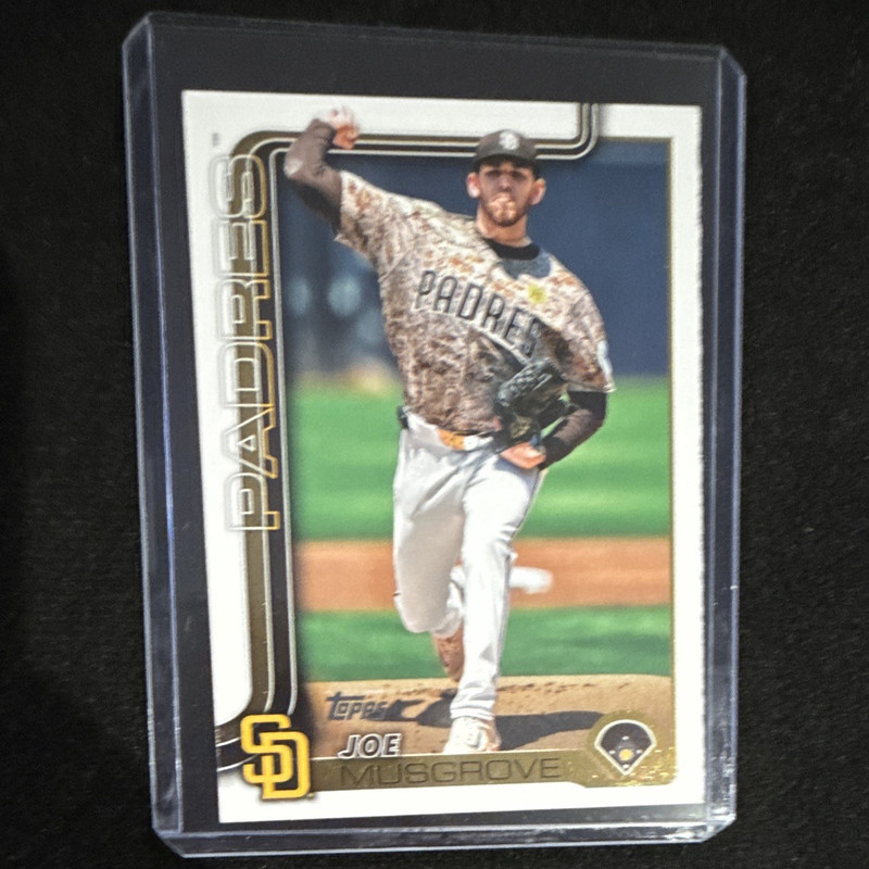 Topps 2025 Series 2 Joe Musgrove San Diego Padres #385 Base Set