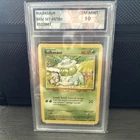 Pokémon TCG Bulbasaur Card 44/102 Common Unlimited Base Set. PFG 10!