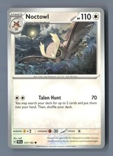 Noctowl 127/162 Common Temporal Forces Pokemon Near Mint