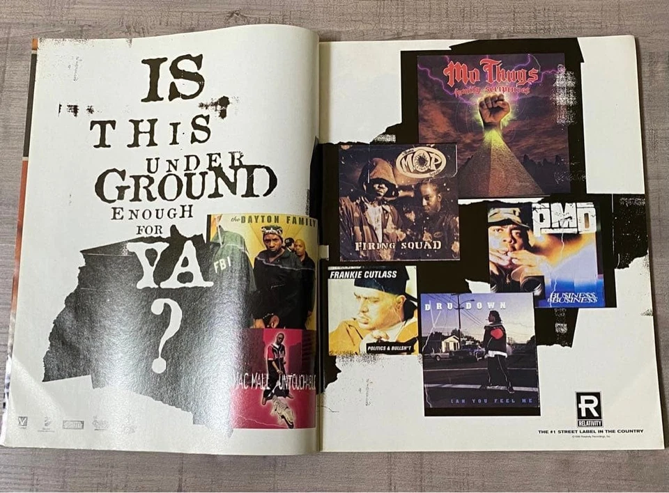 2Pac Nas Dr. Dre Fugees Power Players of 96 THE Source Hiphop Magazine - Image 2 of 4