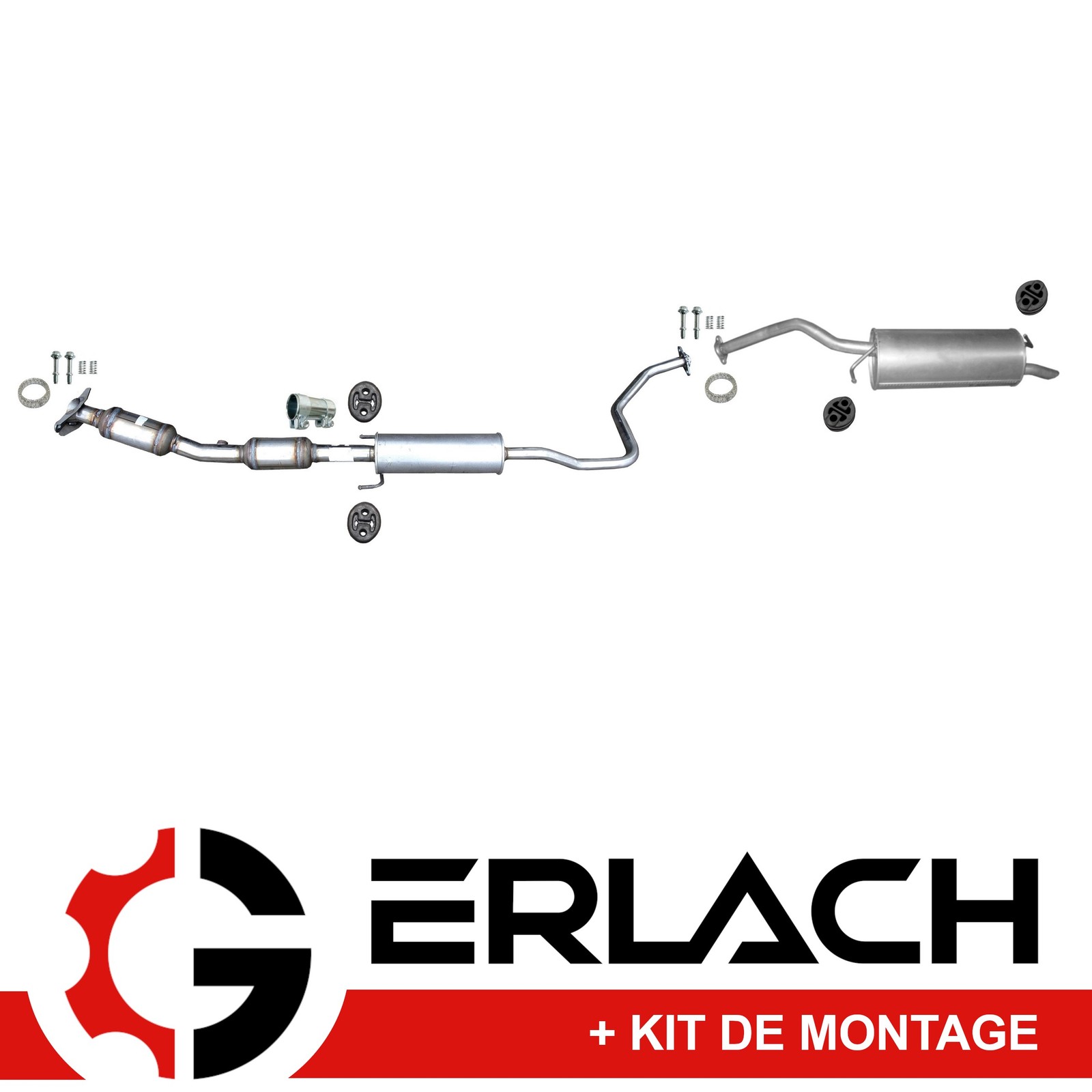 Silencieux d echappement arriere pour Toyota Prius 1.5 berline essence