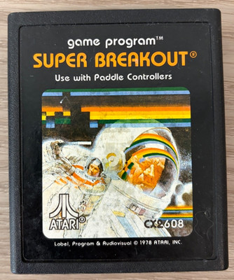 Super Breakout Atari 2600 Cartridge Game 1978 Free Fast Ship
