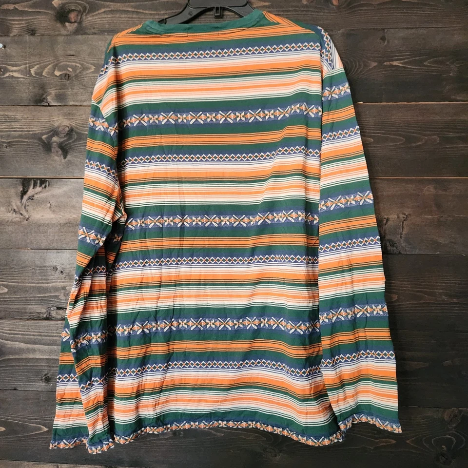 Мужская футболка Polo Country Ralph Lauren размер XL в полоску жаккардовая Southwestern Western - Изображение 4 из 4