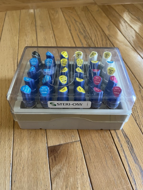 Vintage Steri-Oss Nobel Replace External Hex Implant Components Organizer Box 30