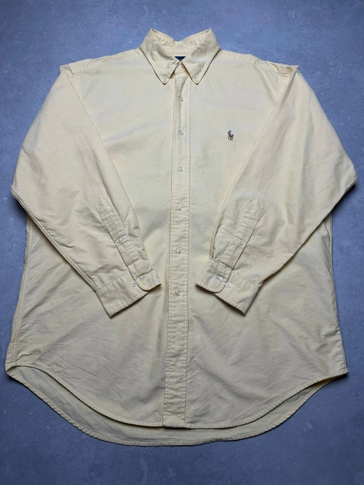 Chemise Ralph Lauren - Homme Taille XL - Jaune - Photo 1/4