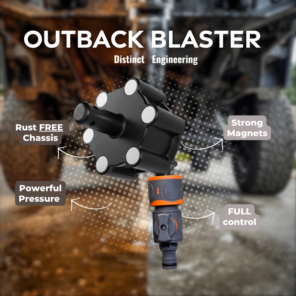 Prevent Rust – 4WD Chassis Flusher Cleaner | Magnet Mount AU I Swivel Ball Valve - image 2 of 4