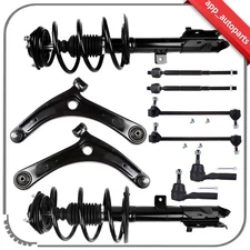 Front Complete Struts Sway Bar Control Arm Tie Rod For 2007-2012 Jeep Patriot