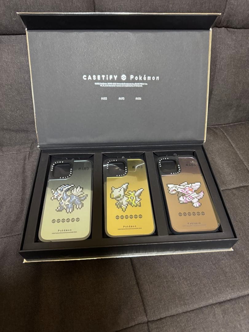 Casetify Pokemon Collaboration Premium 3 Cases Box for iPhone 12 Limited Edition