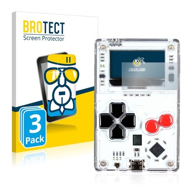 3x BROTECT Panzerfolie Schutzglas für Arduboy FX Display 9H Zubehör