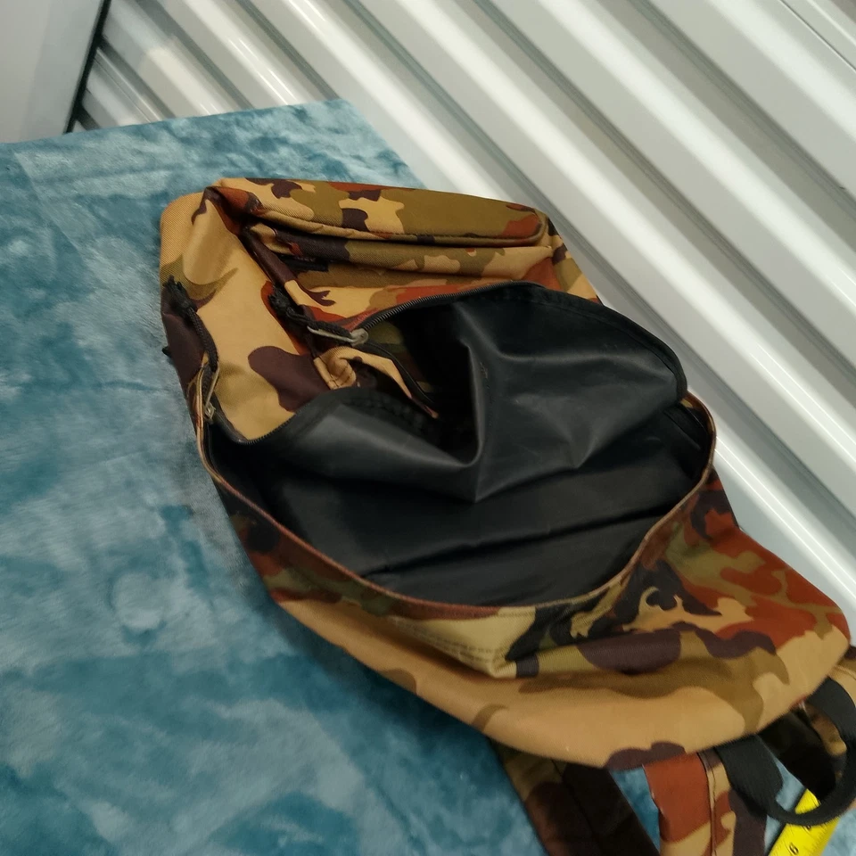 Mochila de viaje escolar Obey bolsa de lona adulto tamaño mediano camuflaje Foto 4 de 4