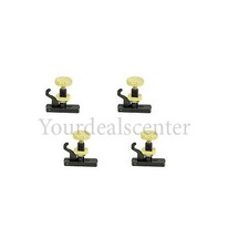 4 X Hill English Model Fine Tuner 4/4-3/4 Violin Black/Gold