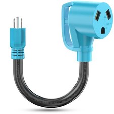 30 Amp To 110 Volt Rv Adapter Cord 30a To 15a Nema 515p Male To Tt30r Female Ele