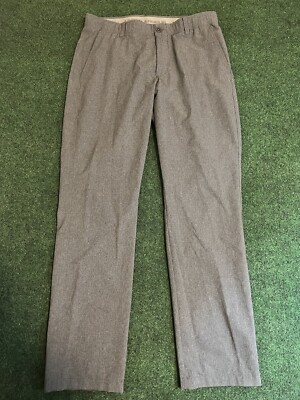 Under Armour Mens Golf Pants Gray 34x32 Jordan Spieth $80+ Excellent