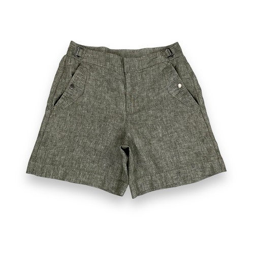 Pantalones Cortos Athleta Mujer 10 (30x6) Verde Lino Voyager Ropa Activa Athleisure - Imagen 1 de 16